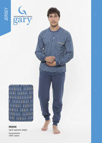 MEN'S PAJAMAS ML R60040 Tellini S.r.l. Wholesale Clothing